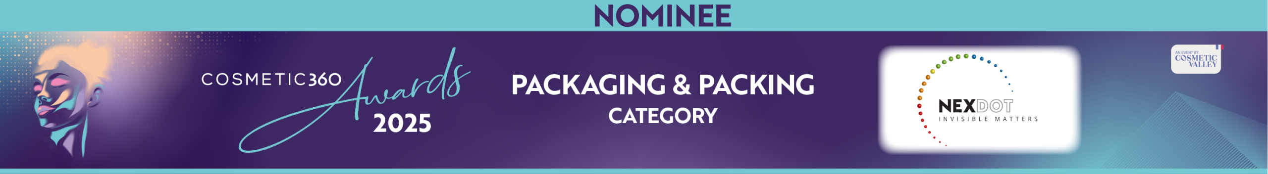 BANNER DIGITAL EN _AWARDS_C360_25_728x100px Category_NOMINEE_PACKAGING_Nexdot